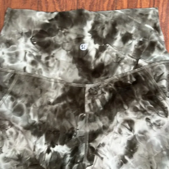 NWT Lululemon 28" Align HR Pants Diamond Dye Light Sage Army Green Dark Olive 8 - Picture 6 of 12